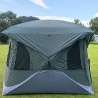 y T4 Hub Tent, Easy 90 Second Set-Up, UV Resistant, Removable Floor, 4-Person, 240*240*200cm