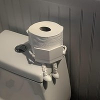 〔20E〕|3D Printed Tissue Holder Kitchen And Bathroom Toilet Paper Holder Tissue Roll Paper Dispenser Bathroom Decor Accessories