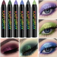 6pc Metallic Purple Green Blue Eyeshadow Pencil Glitter Silkworm Liner Pen Makeup Long Lasting Gold Cream Eye Shadow Stick