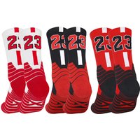 Number 23 Basketball Socks Men Women Sports Football Basketball Baseball Rugby Soccer Cycling Running Hiking