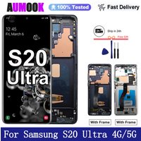 NEW AMOLED Display For Samsung Galaxy S20 Ultra G988 LCD Display Touch Screen For Samsung S20 Ultra 5G LCD Diaplay Replacement