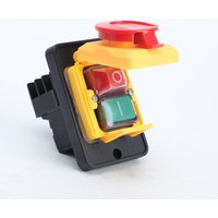 1PC CK5-11 AC250V 6-Pin Start Stop No Volt Release Push Button Switch Common to woodshop and Metalwork Machines