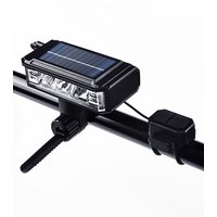 AliExpress NONE 600LM Solar Bicycle Front Light Cycling Headlight with Horn High Brightness 2000mAh MTB Road Bike Front Lamp Bicycle Accessory
