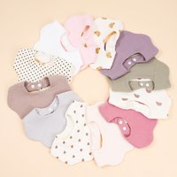 3Pc Super Light Weight Baby Bib for Girls & Boys Teething Baby Bib Newborn Bibs Fits Infants and Babies