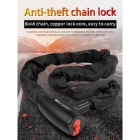 AliExpress West Biking WEST BIKING Bike Anti Theft Chain Lock Hard Steel Alloy Durable Bold Lock For MTB Bike Motorcycle Scooter Cycling Accessories