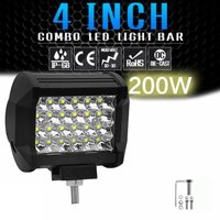 4inch 72W LED Work Light Bar Sport Combo Lamp Offroad Driving Truck White Automotive Accessory