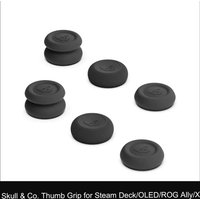 Skull & Co. Thumb Grip Set FPS CQC Joystick Cap Thumbstick Cover for Steam Deck/OLED/ROG Ally/X Game Accessories (6PCS/PACK)