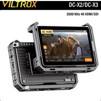 VILTROX DC-X2 DC-X3 Series Touch Screen 6 Inch FHD Camera Monitor 2000 Nits 3D LUT 1080P 4K HDMI SDI inputs outputs for Camera