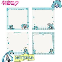 Hatsune Miku Anime Cartoon Pattern Sticky Notes Creative Personalized Non-Sticky Message Paper Student Stationery Notebook Gift