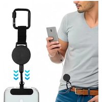 AliExpress NONE Retractable Anti‑Loss Smartphone Lanyard With Carabiner Anti‑Drop Phone Tether Strap For Outdoor Hiking Cycling Climbing Travel