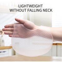 1pc BabySilicone Jelly Bib Ultra Leichte Erweitern Schulter Wasserdicht Einstellbare Länge Design Baby Geschirr Lätzchen