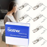 Open Toe Walking Foot W/Guide for Brother Sewing Machine Quilting and Sewing Stitch Through Multiple Layers