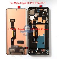 6.7"Original Oled For Motorola Edge 50 NEO /S50 Neo Fusion LCD Screen Display Touch 6.7" For Edge 50 Pro XT2403-1/ Edge 50 Ultra
