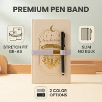 Creative Elastic Pen Holder Band Clip for Journaling, Keep Pens Handy in Notebook, File Organization, Student & Office Use