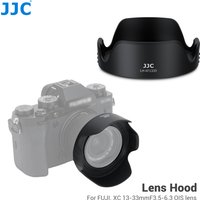 JJC Reversible Lens Hood For Fujifilm X-T30 XT30 III XC 13-33mm f/3.5-6.3 OIS Lens Shade with Adapter Ring fits 49mm Filter