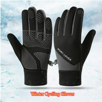 AliExpress NONE Winter Cycling Gloves for Men And Women Anti-Slip Touch Screen Compatible Windproof Lining Warm Outdoor Sports Gloves