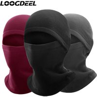 AliExpress LOOGDEEL Sports Cycling Bonnet Neck Protector Tactical Fleece Hat&Scarf Set Thermal Head Cover Winter Warm Balaclava Face Mask