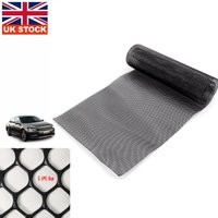 120cm Car 3D ABS Plastic Racing Honeycomb Bumper Vent Tuning Grill Mesh Spoiler Universal Black Car Exterior Accessories