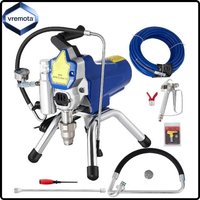 Vremota 2200W 3000psi Professionelle Hochdruck-Airless-Spritzmaschine Elektrischer Farbsprüher mit Interner Zufuhr Malwerkzeuge
