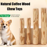 Natural Coffee Wood Dog Chew Toys,35/75g Wooden Chewable Sticks for Dogs Puppy,Durable Chew-resistant Pet Toys for Stress Relief