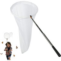 Professional Telescopic Butterfly Catching Net,Stainless Steel Capture Net for Garden Outdoor,Portable Fishing Landing Net