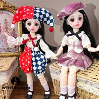 Dolls for girls Dolls Ball jointed Doll Toys Bjd 1/6 Starry Blue Eyes 30cm Lolita Fashion Dress DIY Toy Children Birthday Gifts