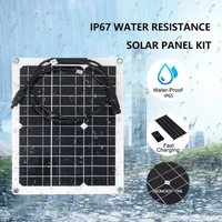 500W Flexible Solar Panel With 100A Controller, Waterproof Solar Power Kit For Residential, Camping And RV Use
