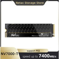 Netac 7400MB/s SSD NVMe 4TB 2TB 1TB 512GB ssd M.2 2280 PCIE4.0x4 Solid State Hard Drive Disk for PS5 laptop desktop NV7000-T SSD