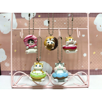New In Stock Mofusand Donut Shaped Pendant Blind Box Delicious Food Cat Kawaii Action Figure Keychain Surprise Gift For Girls