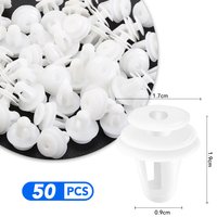 50Pcs 9mm Hole Door Panel Clips Auto Fastener Clip For Nissan Qashqai J10 J11 X-Trail t31 t32 kicks Tiida Pathfinder Murano Note
