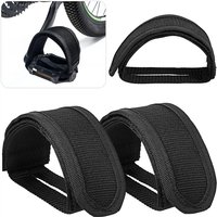 Bicycle Pedal Straps Nylon Toe Clip Foot Strap Belt Adhesive Bicycle Pedals Fixed Gear Road Bike Parts MTB Accessories