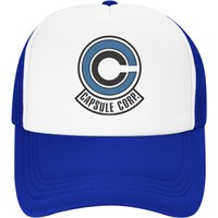 DBZ Capsule Corp Dragon Ball Mesh Baseball Cap Fitted Sun Caps Anime Manga Hats Adjustable Sports Cap Autumn Trucker Caps