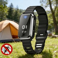 Ultrasonic Mosquito Repellent Bracelet for Summer Indoor Outdoor Travel Sports Portable Adjustable Adult Insect Drive Wristband