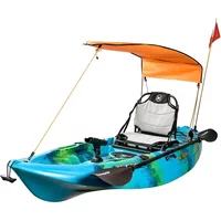 NNew Universal Durable Single Kayak Canoe Awning 125*110cm Waterproof Anti-UV Kayak Boat Sunshade Inflatable Boat Accessory