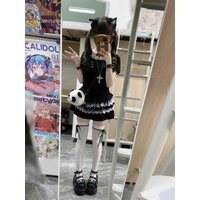 Cute Girl Summer Outfit T-Shirt Top High Waist Cake Skirt Two-Piece Set Women's Fashionable Ensemble Short Sleeve round Neck