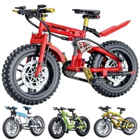 AliExpress NONE Mountain Bike Simulation Model Creative Building Blocks MOC Racing Bike Assemble Toy Ornaments Home Decor Boys Toys Gifts