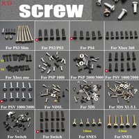 For PS2 PS3 PS4 Pro PS5 XBOX 360 XBOX ONE PSP1000 2000 3000 3DS XL SNES NDSL SWITCH GB GBA GBP Screw Kit Screws Replacement
