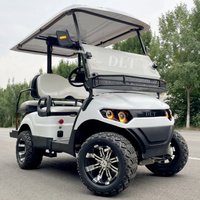 New Energy 4 Seater Custom Made 5kw Ac Motor Lithium Ion Battery 30mph Electric Club Car Off Road Electric Golf Cart