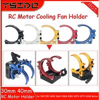 RC Motor Holder Cooling Fan 40mm 30mm Aluminum Holder for 1/10 1/8 RC Car 540 550 3650 3660 4068 4082 4092 4074 4274 4268 Motor