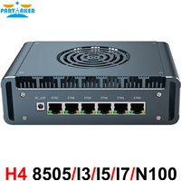 12th Fan Mini PC 6 x i226-V 2.5G LAN Tiger Lake Intel Core I7-1265U N100 i3 N305 i3 1215U DDR5 pfSense OPNsense Firewall Router