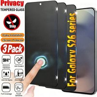 NNBILI 3Pcs Tempered Glass Screen Protectors Offers Privacy Features And Is for Samsung Galaxy S26 Ultra Fingerprint Unlocking