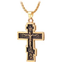 Jesus Cross Men Necklaces Pendant Chain Amulet Vintage New In For Women Fashion Jewelry Gifts Wholesale