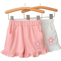 Girls Shorts Three-quarter Pants Summer Children's Pants Thin Summer Style Versatile Kids Shorts Loose Simple Older Children