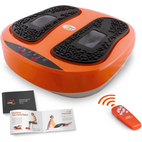 Remote-Controlled Vibration Foot & Leg Massager, Adjustable Intensity, Blood Circulation Booster for Home, Office & Gym