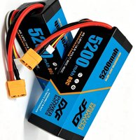 5200mAh 14.8V 4S Lipo-Akku 80C mit XT90-Stecker Hardcase für 1/8 Buggy Truggy Offroad-Auto Boot LKW Flugzeug UAV RACING