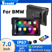 Srnubi – 7-calowy cyfrowy wyświetlacz do motocykla, wodoodporny (IP67), bezprzewodowy system CarPlay i Android Auto, nawigacja GPS z funkcją TPMS i podwójnym modułem Bluetooth, przeznaczony do modeli
