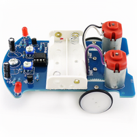 Practice Soldering Learning Electronics Kit Smart Car Soldering Project Kits Line Following Robot Beginners DIY Electronics