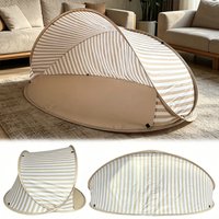 Beach Tent Sun Shelter Pops-Up Sunshade UV Protection Ventilation Lightweight Easy To Carry Beach Tent For Vacation Camping
