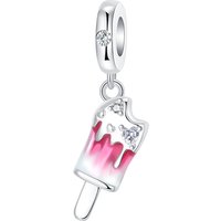 925 Sterling Silver Ice Cream Popsicles Pendant Charm Fit Charms Bracelets Women DIY Jewelry Gift