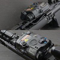 Taktische Airsoft PEQ-15 PEQ15 LA5C Rotpunkt Grün Blau IR-Licht Indikator Scout-Licht LED Stroboskop Airsoft Taschenlampe PEQ